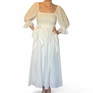 Aura White Maxi Dress